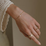 Cremation Thick Curb Chain Bracelet- 14k Gold Filled