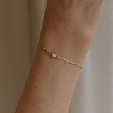 Mothers Milk Bar Chain Bracelet - 14k Gold Filled