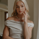 Valentino Heart Chain Necklace - Sterling Silver