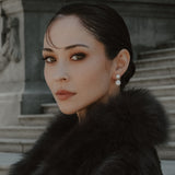 Double Pearl Drop Earrings
