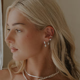 Mothers Milk Drop Fish Hook Earrings- Sterling Silver