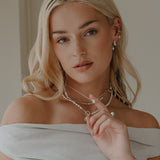Bubble Charm Necklace- Personalized- Sterling Silver