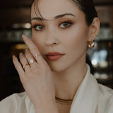 Cremation Roped Oval Ring - 14k Gold Filled