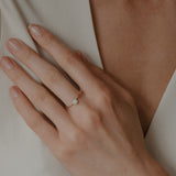 Cremation Small Circle Ring - 14k Gold Filled