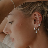 Cremation Stud Earrings - Sterling Silver