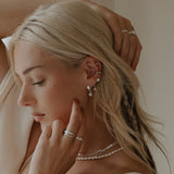 Mother’s Milk Oval Studs - Sterling Silver