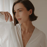 Mothers Milk Oval Stud Earrings - 14k Gold Filled