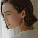 Mothers Milk Oval Stud Earrings - 14k Gold Filled