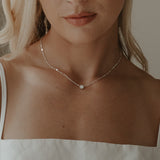 Mothers Milk Sequin Necklace - Sterling Silver