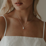 Forget-Me-Not Cremains Urn Necklace - Sterling Silver