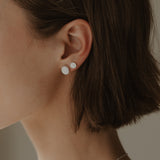 Mother’s Milk Oval Studs - Sterling Silver