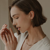 Emerald Heart Earrings- 14K Gold Filled
