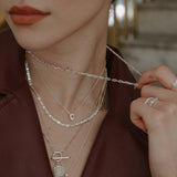 Bubble Charm Necklace- Personalized- Sterling Silver