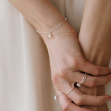 Mothers Milk Saturn Charm Bracelet - Sterling Silver