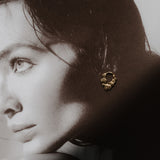 Gold Leaf Hoops - 14k Gold Filled