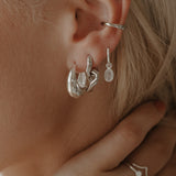 Cuban Chain Earrings- Sterling Silver