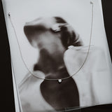 Cremation Skinny Figaro Necklace - Sterling Silver