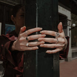 Cremation Noble Ring - Sterling Silver