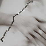 Valentino Heart Chain Bracelet - Sterling Silver