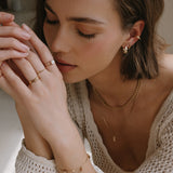 Mothers Milk Double Band Circle Ring - 14k Gold Filled
