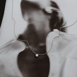 Cremation Skinny Figaro Necklace - Sterling Silver