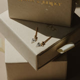 Crystal Diamond Studs