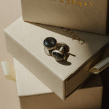 Men's Cremation Cufflinks - Antique Silver