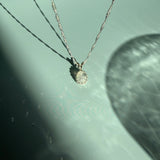 Mothers Milk Oval Crown Necklace- Sterling Silver
