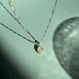 Mothers Milk Oval Crown Necklace- Sterling Silver