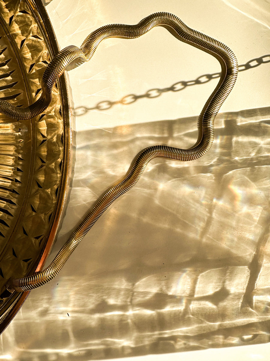 Cobra Necklace - 14K Gold PVD