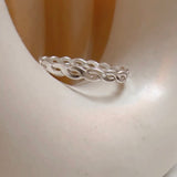 Braided Ring - Sterling Silver