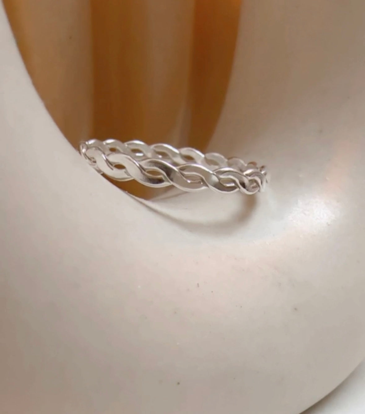 Braided Ring - Sterling Silver – Gems and Juniper