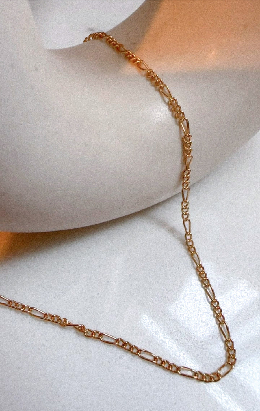 Figaro Chain Bracelet - 14K Gold Filled