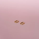 Small Rectangle Hoops- 14K Gold Filled