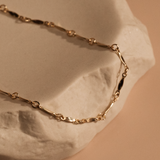 Bar Chain Bracelet - Personalized - 14K Gold Filled
