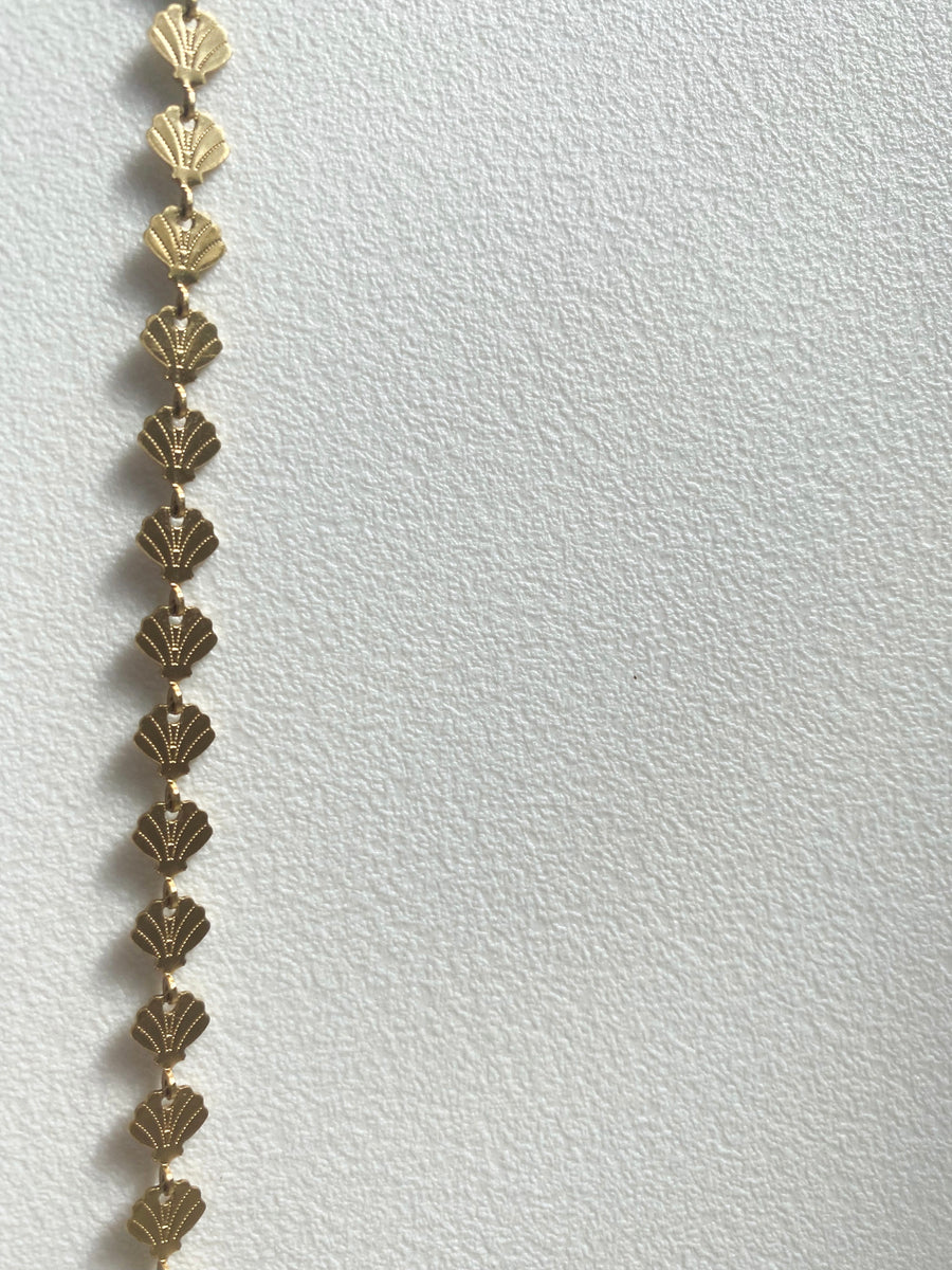 Seashell Anklet - 14k Gold Filled