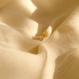 Mini Heart Stud Earrings - 14k Gold Filled
