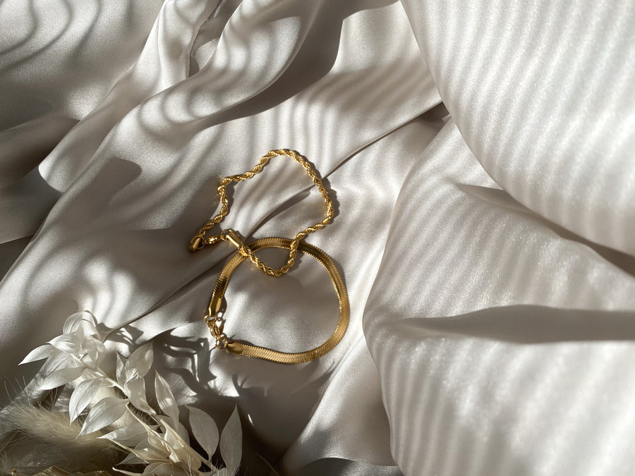 Roped Bracelet - 14k Gold Filled
