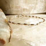 Tube Chain Bracelet - 14K Gold Filled