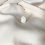 Mothers Milk Large Oval Ring - Sterling Silver