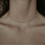 Petite Gold Fill Choker - High quality tarnish free - Saturn chain - simple necklace - layering necklace