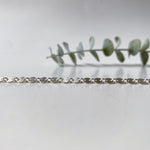 Sterling silver choker - circle chain  - high quality - hypoallergenic - layering necklace