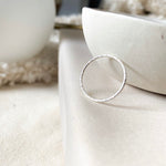 Sterling Silver Serrated ring - Hypoallergenic - Tarnish resistant - Stacking rings - Midi rings - ring sets - skinny ring