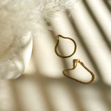 14k Gold filled Herringbone Bracelet - Tarnish resistant - High quality - Gold chain