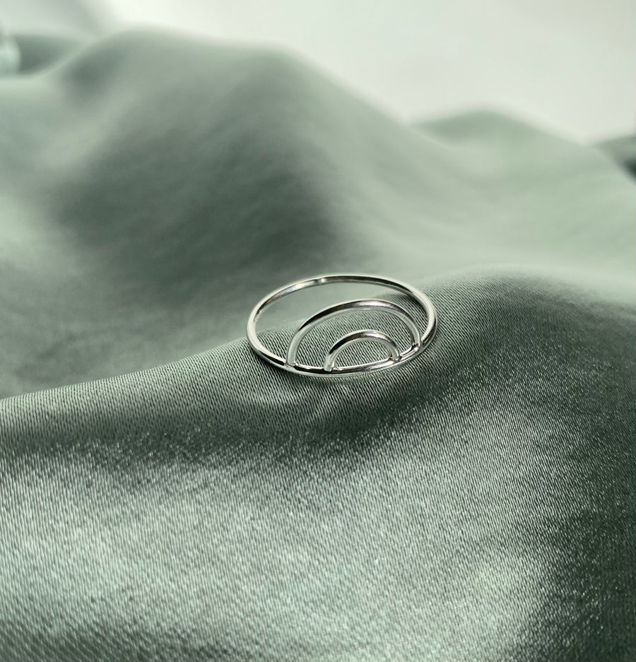 Rainbow Ring - Sterling Silver